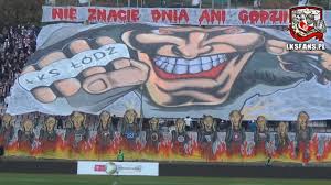 Łódzki klub sportowy na ścianach i ulicach miasta. Lks Lodz Wisla Krakow 23 10 2011 Youtube