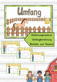 Ein quadratisches gehege wäre das hier: Umfang Rechteck Und Quadrat Merkplakate Und Legematerial Unterrichtsmaterial Im Fach Mathematik Mathematik 3 Klasse Grundschule Mathematik