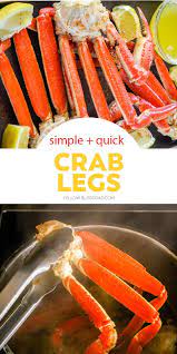 How To Cook Crab Legs Easy Crab Legs Recipe Yellowblissroad Com Recipe Crab Legs Recipe Crab Leg Recipes Boiled Cooking Crab Legs