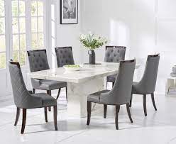 Free delivery and returns on ebay plus items for plus members. Como 160cms White Marble Dining Table And Four Aviva Grey Dining Chairs A Stylish Setting For An Dining Table Marble Gray Dining Chairs Marble Dining Table Set
