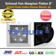 Lantas apa fungsi baling baling yang setiap sayap nya miring ? Maspion Exhaust Fan Cef 20 8 Inch Plafon Kipas Angin Hisap Udara Bau Asap Langit Dak Dapur Wc Hexos Shopee Indonesia