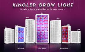 King plus 1200w led grow light double chips full spectrum with uv and ir for greenhouse indoor plant veg and flower. Amazon Com Kingled Newest 1200w Led Grow Lights With Samsung Lm301b Leds And 10x Optical Condenser 3 5x3 5ft Coverage Full Spectrum Grow Lights For Indoor Hydroponic Plants Veg Bloom Greenhouse Growing Lamps