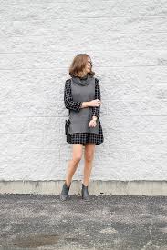 Black And White Sweater Dress How To Layer A Sleeveless Sweater For Fall A Giveaway Wishes Reality Winter Sweater Outfits Sleeveless Sweater Sleeveless Turtleneck