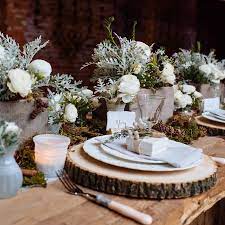 Wooden Tree Slice Wedding Centrepiece Or Cake Stand In 2021 Rustic Wedding Centerpieces Tree Slice Wedding Wedding Centerpieces