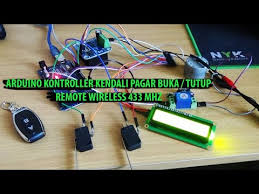 Alarm pintu terkontrol arduino ini dapat dipasang di dekat pintu untuk mendeteksi keberadaan siapa pun di pintu. Arduino Kendali Motor Pintu Pagar Buka Tutup Remote Wireless Rflink 433 Mhz Dan Ibt2 Driver Motor Youtube