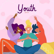 Download premium vector of youth day celebration pink background template vector by te about music poster, youth day, music, music drawing and 12. 46 Youth Day Ideas