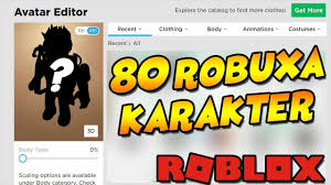 80 Robux Ile Efsane Karakter Roblox Youtube
