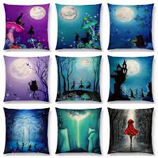 Artinya anda akan dikaruniai seorang anak atau anak oleh allah swt. Magical Malam Bulan Wonderland Alice Mimpi Lucu Kucing Hutan Emerald Penyihir Halloween Tari Sarung Bantal Sofa Lempar Bantal Kasus Cushion Cover Throw Pillow Casessofa Throw Pillows Aliexpress