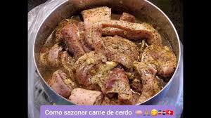 Maybe you would like to learn more about one of these? Como Sazonar Carne De Cerdo Con Sazon Casero Youtube