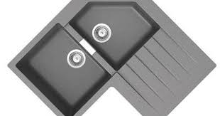 Evier D Angle Granit Gris Schock Lokti 2 Bacs 1 Egouttoir Basement Workshop Double Basin Basement Office