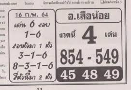 เช็ค ผลหวยรัฐบาล 16/2/64 บนเว็บ เลขรวยไทย. à¸«à¸§à¸¢à¸­à¸²à¸ˆà¸²à¸£à¸¢ à¹€à¸ª à¸­à¸™ à¸­à¸¢ 16 2 64 Lekdii Com