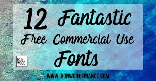 Stokpic holds a diverse collection of free commercial use images, but made available under two different licenses. Free Commercial Use Fonts 12 Great Typefaces For Small Business