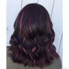 Subtle Pink Highlights On Black Hair Samcontempo Black Hair Pink Highlights Hair Color For Black Hair Black Hair With Highlights