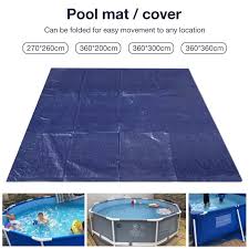 Bodenschutzmatten garage fur ihr buro. Schwimmbad Abdeckung Boden Schutz Matte Platz Faltbare Boden Tuch Kunststoff Pool Dichtung Fur Aufblasbare Schwimmen Pool Pool Accessories Aliexpress