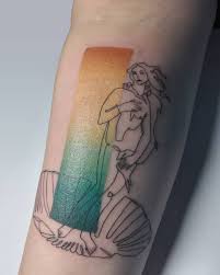 Simple Birth Of Venus Tattoo Pin On Tattoos