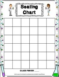 Seating Chart And Substitute Feedback Form Classroom Forms Science Version 1