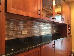 Bar And Kitchen Backsplash Tile Brushed Copper Athens Metal Tile Kitchen Tiles Backsplash Countertops Metal Tile