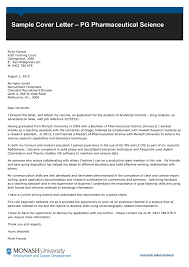 According to a study by careerbuilder, submitting a poorly written cover letter — or skipping one altogether — can land your application in the rejection pile.our cover letter examples have been crafted by our team of certified resume writers to show you what a strong cover. Pg Pharmaceutical Science Sample Cover Letter