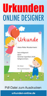 Kostenlose vorlagen für klassische urkunden zum selber ausdrucken. Kinder Urkunden Online Gestalten Und Drucken Urkunden Selbst Gestalten Urkunde Urkunden Zum Ausdrucken