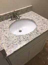Dallas White Vanity Banheiro Pequeno Granito Dallas Banheiro