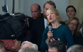 S laura kuenssberg comforts her her colleague, bbc cameraman giles wooltorton, after the car carrying jeremy corbyn ran over his foot as it arrived. Bbc And Father Who Challenged Prime Minister Step In To Defend Laura Kuenssberg
