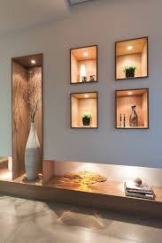 These fifty modern living rooms show stretch in a variety of substrates and styles. Living Room Wall Niche Designs