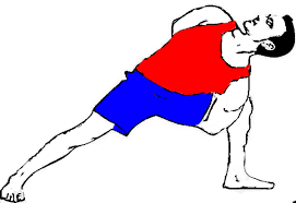 Check spelling or type a new query. Bound Revolved Half Moon Pose Baddha Parivrtta Ardha Chandrasana Sarvyoga Yoga