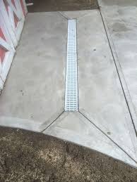 How To Install A Channel Drain A French Drain Alternative French Drain Installation Garage Makeover