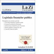 Proiectul de ordin prevede aprobarea modelului, continutului. Legislatia Finantelor Publice Cod 676 Actualizat La 22 10 2018 Monica Amalia Ratiu Simona Gherghina Editura C H Beck