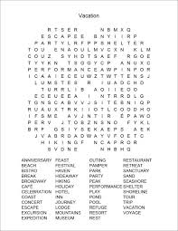Vacation Word Search A Day Word Search Games Word Find Word Search Printables