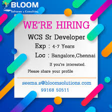 Job personnel consulting sdn bhd. We Are Hiring Wcs Sr Developer Exp 4 7 Years Loc Bangalore Chennai If Interested Please Share Your Profile T We Are Hiring Resume Writing Placement Agencies