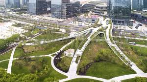 Pin By Zihong Tang On Bridge Boardwalk Ecological Conservation Suzhou Central Business District