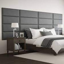 Vant Micro Suede Upholstered Headboard Panels In Grey Bed Bath Beyond Bedroom Furniture Design Bed Headboard Design Luxurious Bedrooms