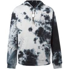 Black And White Tie Dye Zip Up Hoodie Alexander Wang Tie Dye Hoodie 670 Liked On Polyvore Featuring Men S Fashion Men S Clothing Men S H Tie Dye Hoodie Mens Sweatshirts Hoodie Clothes Design