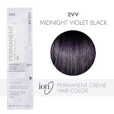 20 breathtaking purple ombre hair color ideas. Ion 2vv Midnight Violet Black Permanent Creme Hair Color By Color Brilliance Permanent Hair Color Sally Beauty
