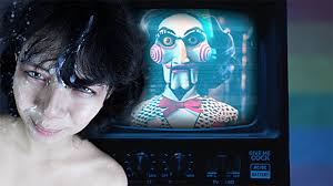 Multiple HUGE CUMSHOT in her mouth! | SAW PORN PARODY