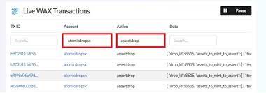 Wax How To Claim Free Nfts In Drops On Atomic Hub