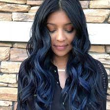 Online buy best raw virgin hair bundles. 20 Awesome Blue Black Hair Looks To Raise Charm Blue Black Hair Hair Styles Midnight Blue Hair