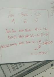 Jumlah uang eka dan candra rp56.000 perbandingan uang eka dan candra 3 banding 5 selisih uang mereka adalah. Perbandingan Uang Ani Uang Beti Dan Uang Cici Adalah 4 2 5 Jumlah Uang Ani Dan Beti Rp 24 000 Brainly Co Id