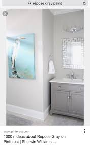 Repose Gray Sherman Williams Bathroom Wall Colors Bathroom Paint Colors Painting Bathroom