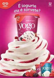 Yogo Ice Cream Packaging Food Graphic Design Ice Cream Poster