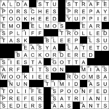 Former fashion emergency host crossword puzzle clue. 1020 20 Ny Times Crossword 20 Oct 20 Tuesday Nyxcrossword Com