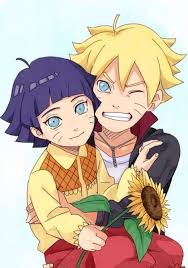 Boruto With Himawari Gambar Karakter Animasi Gambar Anime