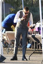 Starring shia labeouf, bobby soto, cinthya carmona and george lopez, the new film follows a tax collector as the title suggests. Shia Labeouf Eats A Steak With His Bare Handed In A Suit On The Set Of The Tax Collector