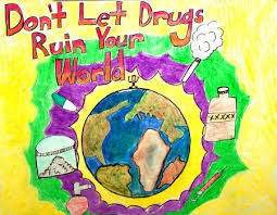 Drug free slogans for elementary. Drawing About How Drugs Burden To Health Novocom Top