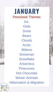 21 January Preschool Themes With Lesson Plans And Activities Natural Beach Living Lesson Plans For Toddlers January Preschool Themes Preschool Themes