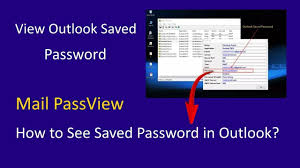 View Outlook Saved Passwords Saved Passwords Microsoft Outlook Email Client