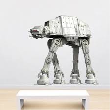 Imperial Walker Star Wars Imperial Walker Imperial At At Walker Star Wars Walker Wall Decal Star Wars Star Wars Wall Decal Bedroom Wallpaper Murals Vinyl Art