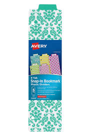 Personalized photo calendars make great diy gifts. Amazon Com Avery Snap In Plastic Bookmark Dividers 5 Assorted Design Tabs White Labels 1 Set 24909 8 1 2 X 11 Office Products