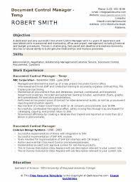 Maybe you would like to learn more about one of these? Document Control Manager Resume Samples Qwikresume
